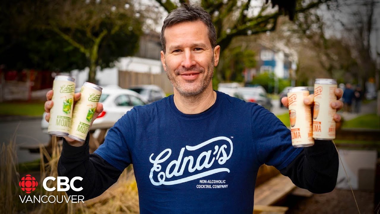 CBC - BARTENDER SERVES UP LINE OF NON-ALCOHOLIC COCKTAILS.